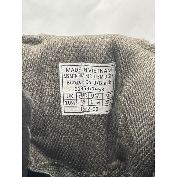 Salewa Men's Mountain Trainer Lite Mid GTX Hiking Shoe, Black, US 10.5 - Picture 9 of 10